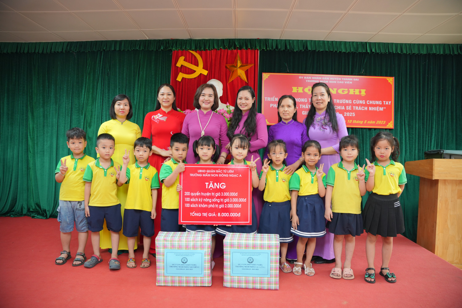 Nhiệt liệt chào đón trường mầm non Đông Ngạc A - Bắc Từ Liêm về tham quan, học tập và giao lưu.