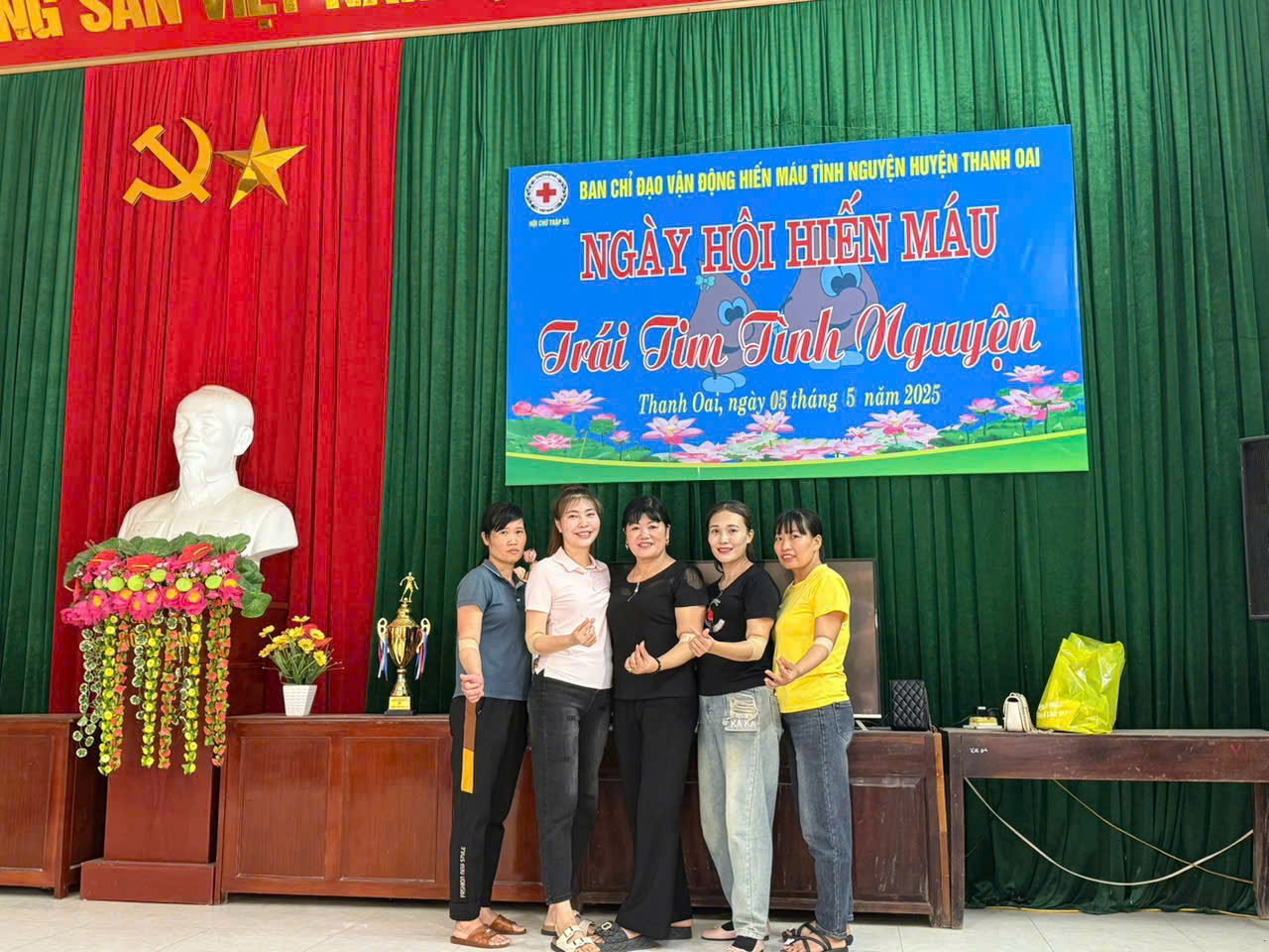 ĐOÀN VIÊN TRƯỜNG MẦM NON CAO VIÊN II THAM GIA HIẾN MÁU TÌNH NGUYỆN ĐỢT II