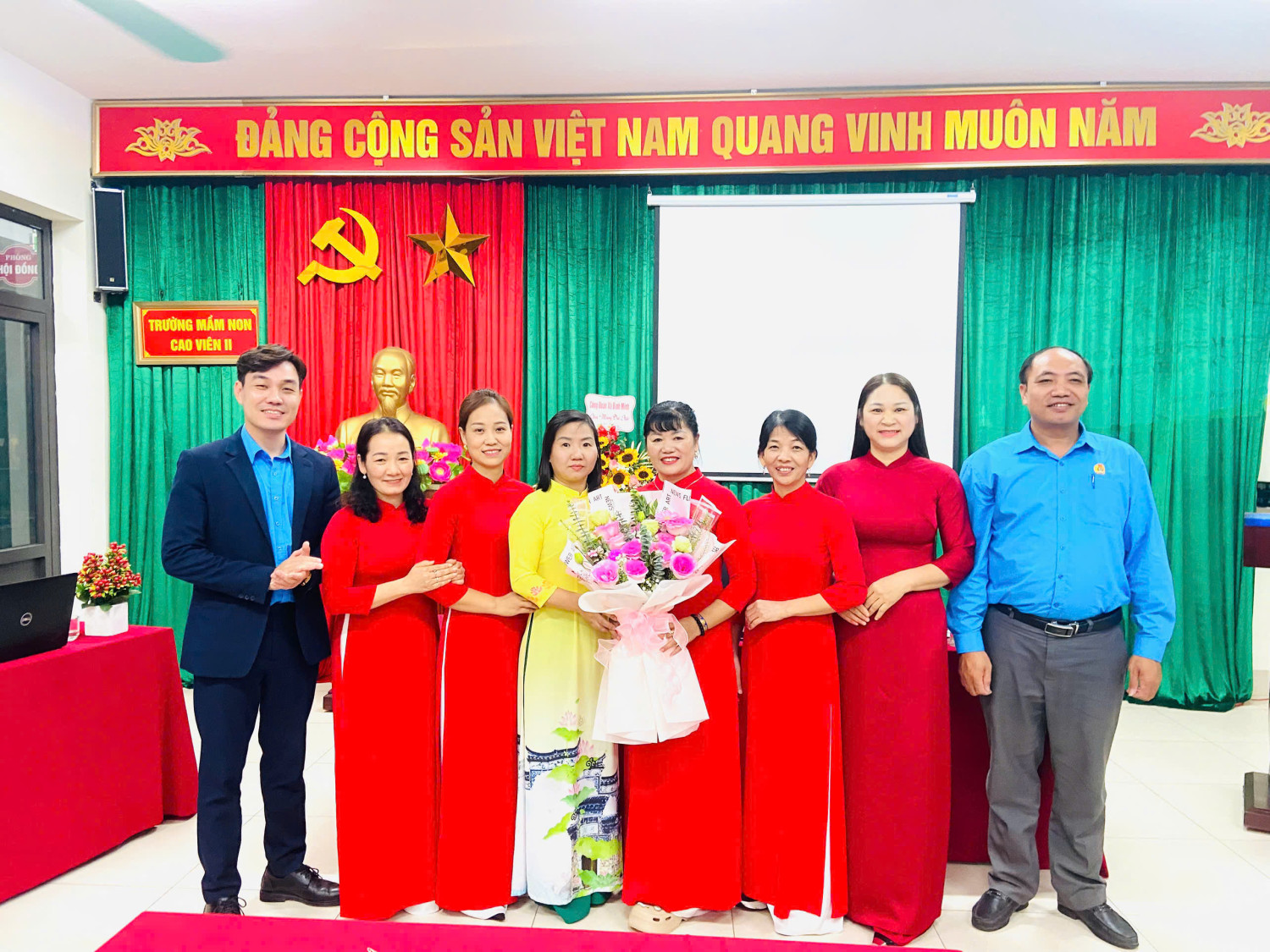 ĐẠI HỘI CÔNG ĐOÀN TRƯỜNG MẦM NON CAO VIÊN II LẦN THỨ NHẤT, NHIỆM KỲ 2025 – 2030